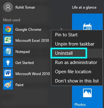 how can i delete an unwanted app.